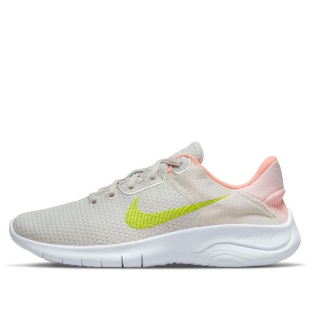Nike Flex Experience RN 11 in Light Bone and Atomic Green NIB